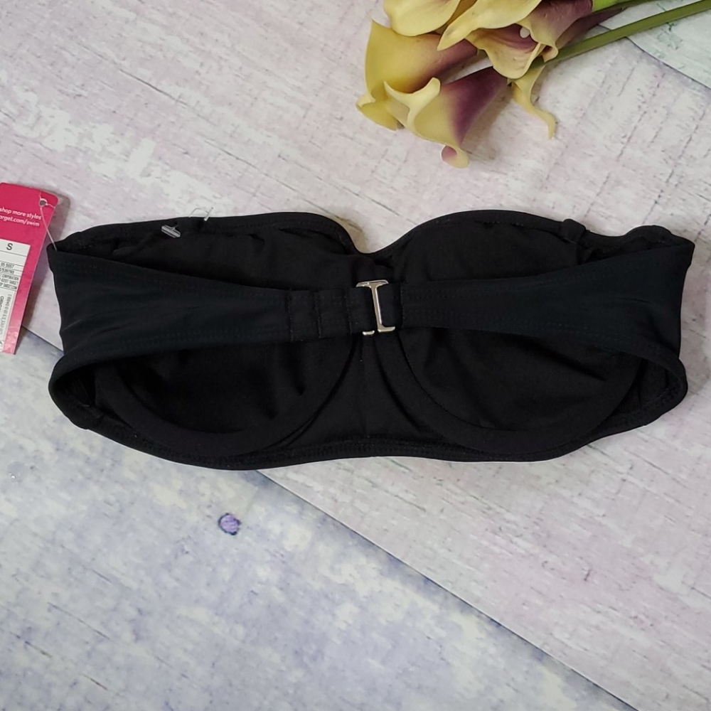 NWT Xhilaration Bandeau Bikini Top - Picture 3 of 8